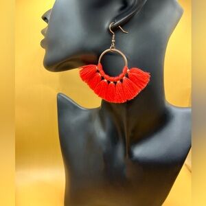 GB Red Colorful Wings Earrings 🔴